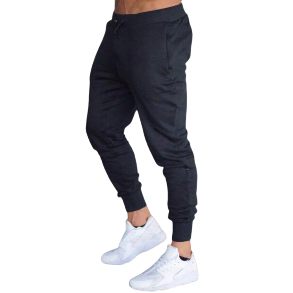 Men's Fitness Football Training Pants Slim Casual Running Trousers - Afro Fashion Hive