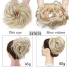 Synthetic Fluffy Chignon Tousled Messy Bun Hair Elastic Band For Women - Afro Fashion Hive