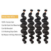 Body Wave Human Natural Brazilian Black Hair Weave 4 Remy - Afro Fashion Hive