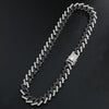 Bling Iced Out Crystal Cuban Prong Chain Rhinestone Zircon Necklace - Afro Fashion Hive