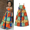 Kid Summer African Dashiki 3D Digital Print Suspenders Princess Dress - Afro Fashion Hive