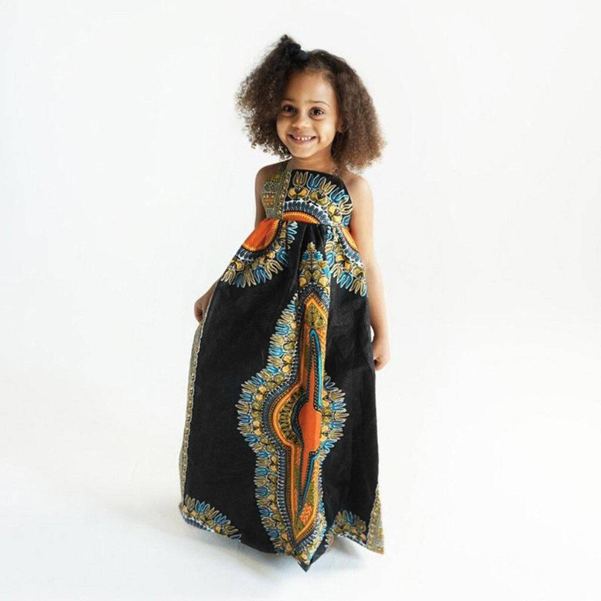 Baby Dashiki African Nation Printed Backless Sleeveless Clothes Set - Afro Fashion Hive