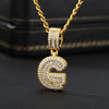 Stainless Steel Bling Savage Initial Letters Necklace For Women - Afro Fashion Hive