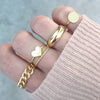 Boho Vintage Gold Color Crystal Opal Gem Crown Star Ring Set - Afro Fashion Hive