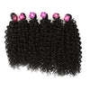 Afro Kinky Curly Bundles With Closure Noble Synthetic Hair Weave - Afro Fashion Hive