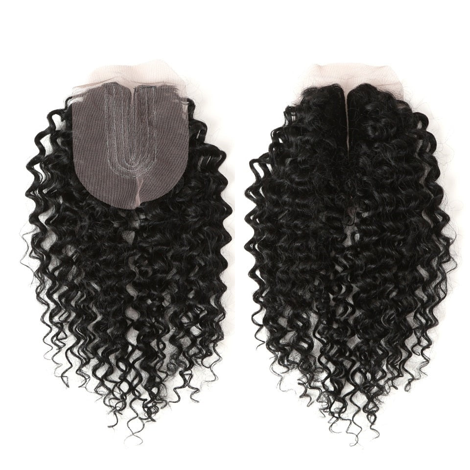 Afro Kinky Curly Bundles With Closure Noble Synthetic Hair Weave - Afro Fashion Hive