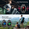 Waterproof IP68 Men Women Fitness Tracker Blood Pressure Monitor Smart Watch - Afro Fashion Hive