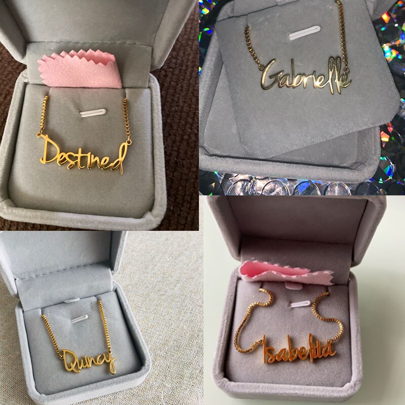 Personalized Carrie Style Letter Pendant Necklaces For Women - Afro Fashion Hive