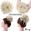 Synthetic Fluffy Chignon Tousled Messy Bun Hair Elastic Band For Women - Afro Fashion Hive