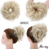 Synthetic Fluffy Chignon Tousled Messy Bun Hair Elastic Band For Women - Afro Fashion Hive