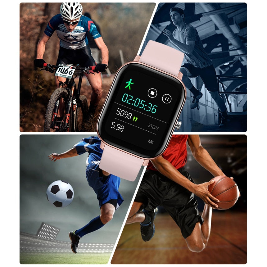 Ip67 Waterproof Electronic Heart Rate Fitness Tracker Smart Watch - Afro Fashion Hive