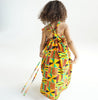 Baby Girl Party African Riche Dashiki Printed Dress With Headband