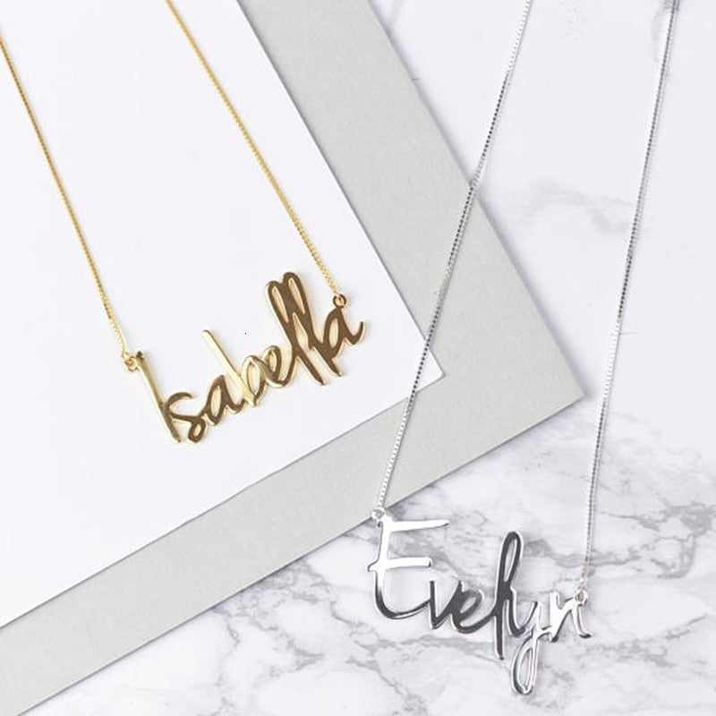 Personalized Carrie Style Letter Pendant Necklaces For Women - Afro Fashion Hive