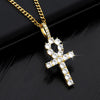 African Shiny Ankh Cross Necklace Chain Choker For Women Men - Afro Fashion Hive