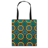 Women'S African Style Canvas Tote Traditional Printing Top-Handle Bag - Afro Fashion Hive