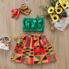 Toddler Baby Girls Summer African Style Vest Dashiki Skirts - Afro Fashion Hive