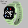 Children's Sports Acrylic Case Silicone Band Electronic LED Wristwatch - Afro Fashion Hive