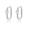 Stainless Steel Hook Pin Minimalist Chic Baroque Style Earrings For Women - Afro Fashion Hive