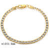 Men's Cuban Link Gold Color Round Metal Chain Necklace - Afro Fashion Hive