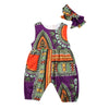 Baby Girls Dashiki Fashion Print Romper Summer African Dress - Afro Fashion Hive