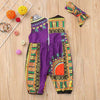 Baby Girls Dashiki Fashion Print Romper Summer African Dress - Afro Fashion Hive