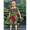 Kid's Summer African Print Romper Bohemian Jumpsuit Dress - Afro Fashion Hive