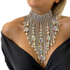 Geometric Bohemian Drag Queen Exaggerated Tassel Necklace