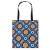 Women'S African Style Canvas Tote Traditional Printing Top-Handle Bag - Afro Fashion Hive