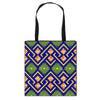 Women'S African Style Canvas Tote Traditional Printing Top-Handle Bag - Afro Fashion Hive