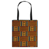 Women'S African Style Canvas Tote Traditional Printing Top-Handle Bag - Afro Fashion Hive