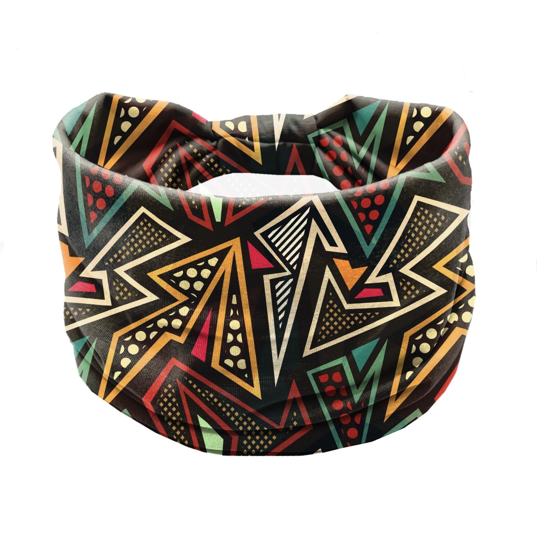 African Pattern Print Twist Style Salon Make Up Head Wrap Headband - Afro Fashion Hive