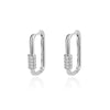 Stainless Steel Hook Pin Minimalist Chic Baroque Style Earrings For Women - Afro Fashion Hive