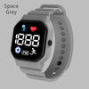 Children's Sports Acrylic Case Silicone Band Electronic LED Wristwatch - Afro Fashion Hive