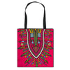 Women'S African Style Canvas Tote Traditional Printing Top-Handle Bag - Afro Fashion Hive