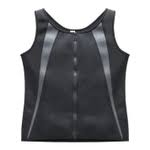 Men'S Beam Waist Abdomen With Zipper Fat Burning Fitness Corset Vest - Afro Fashion Hive