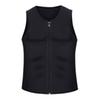 Men'S Beam Waist Abdomen With Zipper Fat Burning Fitness Corset Vest - Afro Fashion Hive