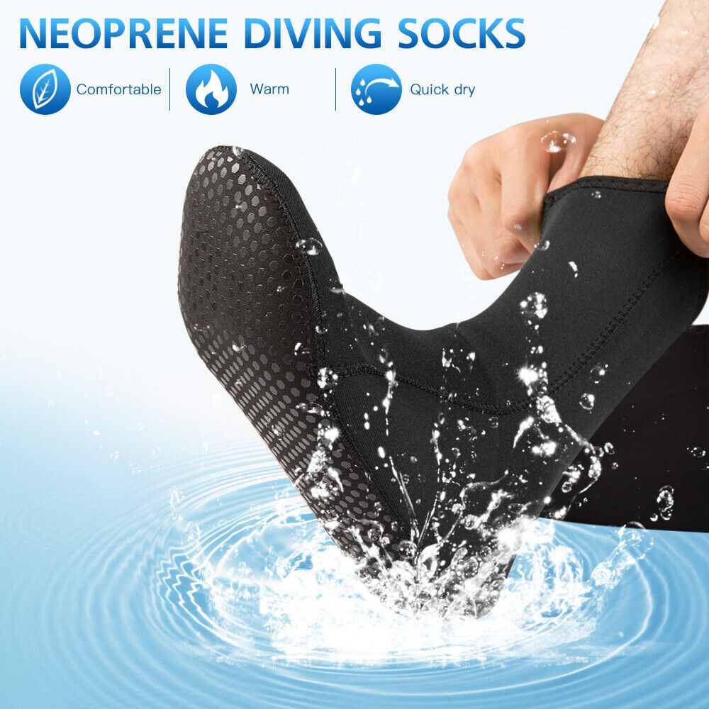 Snorkeling Thickened Warm Non-Slip Coral 3MM Equipment Diving Socks - Afro Fashion Hive