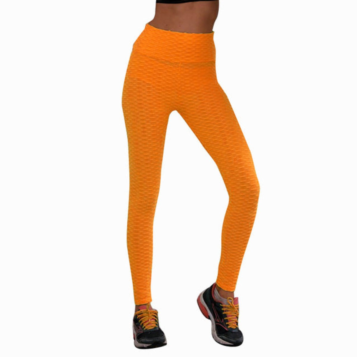 Women High-Elastic Bonus Explosion Jacquard Yoga Pants Sports Tight Leggings - Afro Fashion Hive