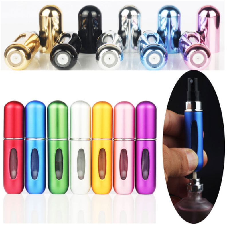 Mini Refillable Perfume Atomizer Container 5Ml Bottom-Filled Spray Bottle - Afro Fashion Hive