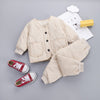 Children'S Winter Clothing Plus Velvet Cotton Suit Thickened Warmth - Afro Fashion Hive