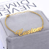 Stainless Steel Personalized Custom Name Handmade Bracelet - Afro Fashion Hive