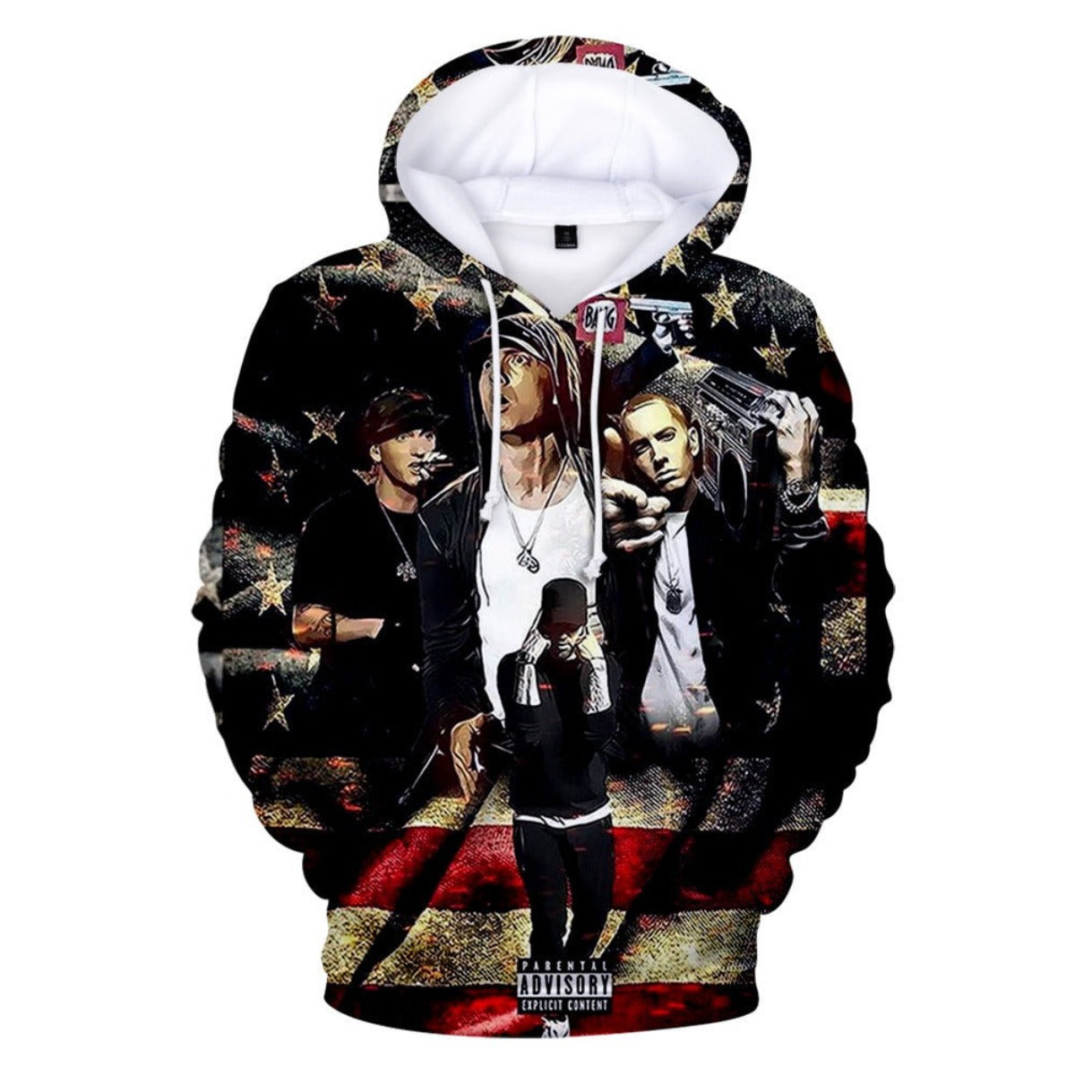 Men Women Personality Long Sleeve 3D Color Printing Hoodie - Afro Fashion Hive