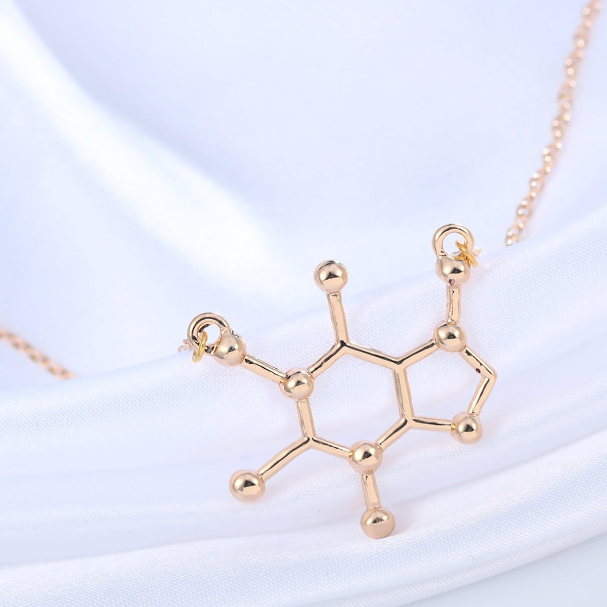 Hollow Hexagon Polygon Pendant Alloy Jewelry Necklace - Afro Fashion Hive