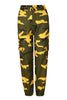 Camouflage Print Tooling Denim Eye-Catching Casual Harem Pants - Afro Fashion Hive