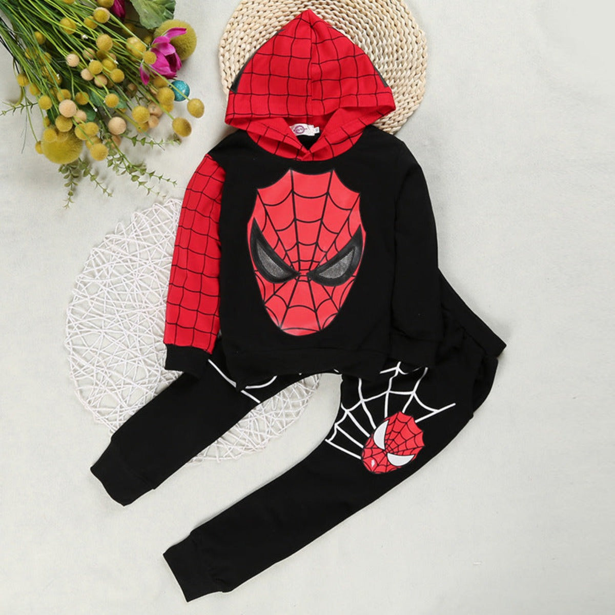 Children's African Version Of The Male and Female Spider Man Wear Dress - Afro Fashion Hive