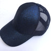 Women Snapback High Quality Breathable Mesh Glitter Ponytail Baseball Cap - Afro Fashion Hive