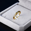Zinc Alloy, Gold Plated 14K Gold Small Sun Lady Engagement Ring - Afro Fashion Hive