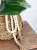 Pastoral Natural Wooden Beads Pastoral Twine Tassel String Hemp Rope - Afro Fashion Hive