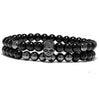 Devil Shape Beaded Bracelet Face Ghost Head Diamond Set Bracelet - Afro Fashion Hive