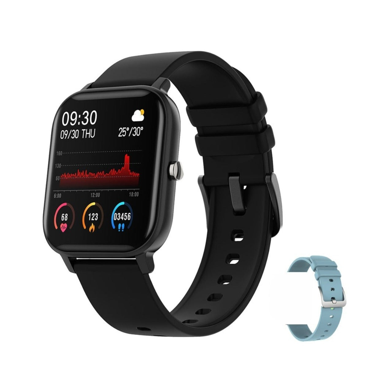 Ip67 Waterproof Electronic Heart Rate Fitness Tracker Smart Watch - Afro Fashion Hive